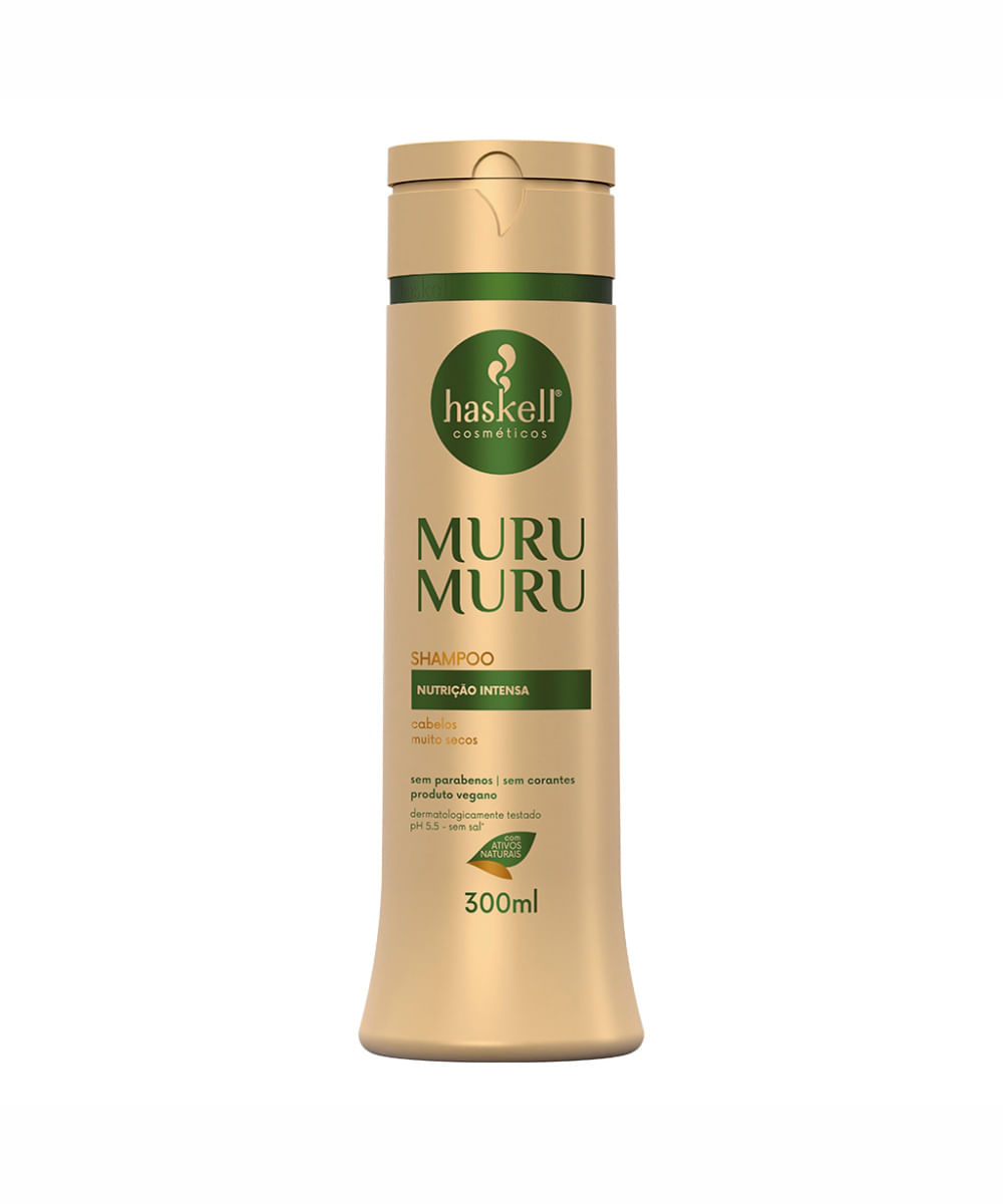shampoo haskell cosméticos murumuru 300ml