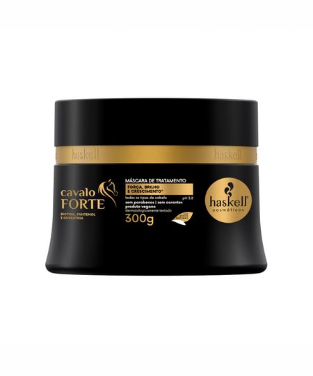 máscara de tratamento haskell cosméticos cavalo forte 300g 300 ML máscara de tratamento haskell cosméticos cavalo forte 300g 300 ML