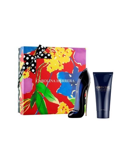 kit perfume feminino carolina herrera good girl edp 80ml creme corporal 100ml UNICO