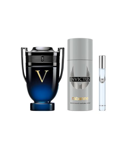 kit perfume masculino rabanne invictus victory elixir parfum intense 100ml desodorante 150ml edt 10ml UNICO kit perfume masculino rabanne invictus victory elixir parfum intense 100ml desodorante 150ml edt 10ml UNICO