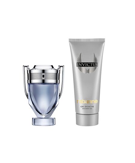 kit perfume masculino rabanne invictus edt 50ml shampoo 100ml UNICO kit perfume masculino rabanne invictus edt 50ml shampoo 100ml UNICO