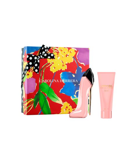 kit perfume feminino carolina herrera good girl blush edp 80ml creme corporal 100ml UNICO