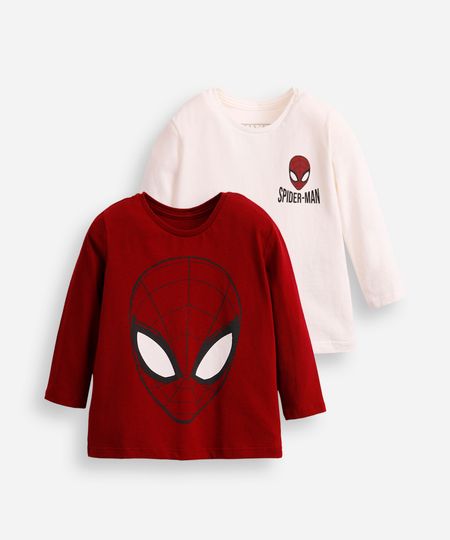 kit de 2 blusas infantis manga longa homem aranha colorida 1 kit de 2 blusas infantis manga longa homem aranha colorida 1