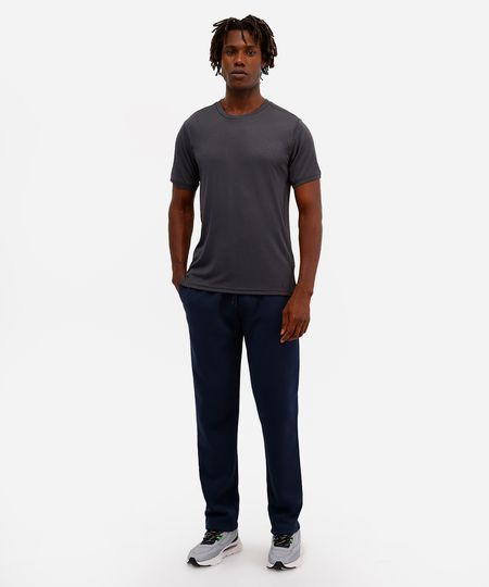 calça masculina esportiva ace de moletom azul M