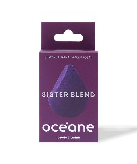 esponja de maquiagem océane sister blend roxa UNICO esponja de maquiagem océane sister blend roxa UNICO