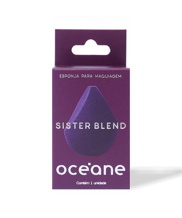 esponja de maquiagem océane sister blend roxa UNICO