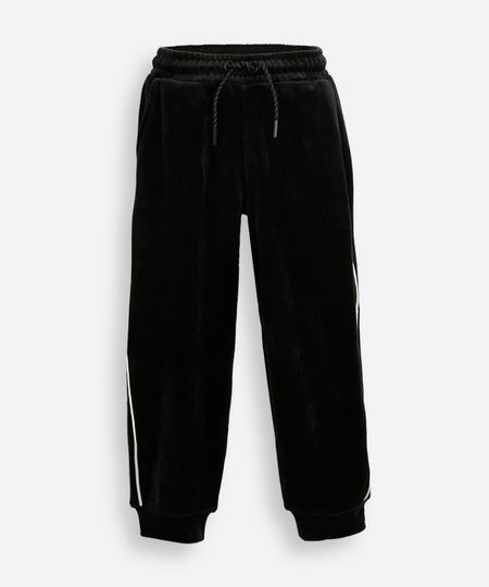 calça jogger de plush infantil com nervura preto 4 calça jogger de plush infantil com nervura preto 4