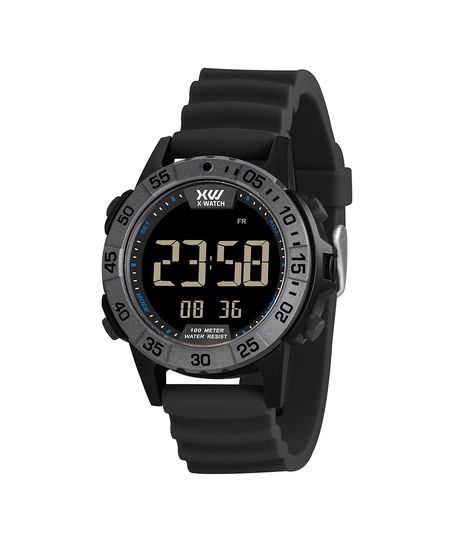 relógio masculino x watch xmppd695pxpx digital preto UNICO
