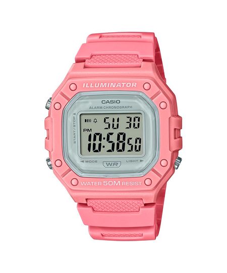 relógio feminino casio w 218hc 4avdf digital rosa UNICO relógio feminino casio w 218hc 4avdf digital rosa UNICO