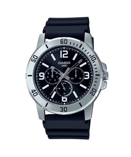 relógio masculino casio mtp vd300 1budf analógico prateado UNICO