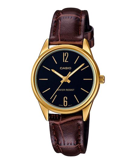 relógio feminino casio ltp v005gl 1budf analógico dourado - dourado UNICO