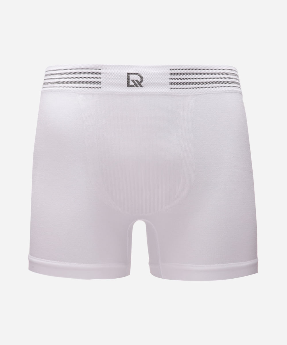 cueca masculina boxer de poliamida delrio branca