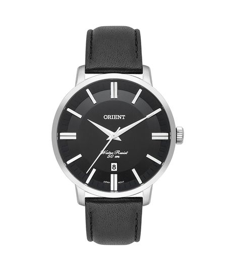 relógio masculino orient mbsc1038p1px analógico-calendário prateado UNICO