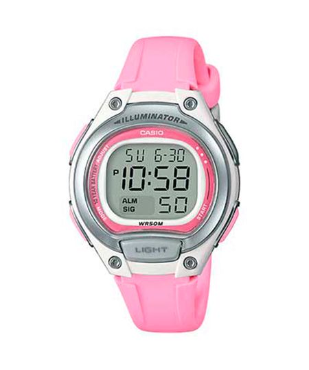 relógio feminino casio lw-203-4avdf digital rosa UNICO relógio feminino casio lw-203-4avdf digital rosa UNICO