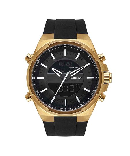 relógio masculino orient mgspa002g1px ana-dig dourado UNICO