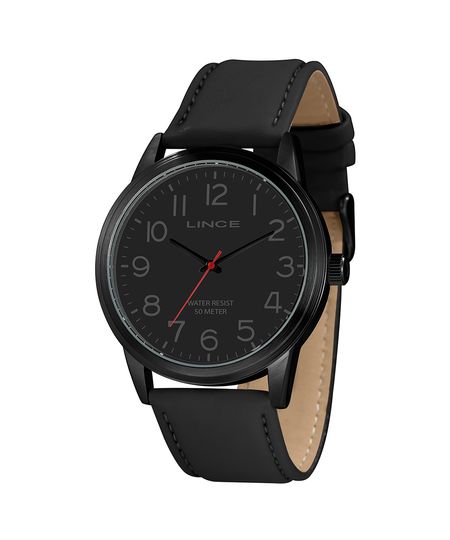 relógio masculino lince mrch189l46p2px analógico preto UNICO