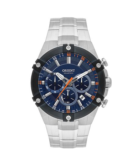 relógio masculino orient mbssc278d1sx cronógrafo prateado UNICO