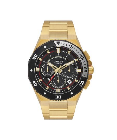 relógio masculino orient mgssc065g1kx cronógrafo dourado UNICO