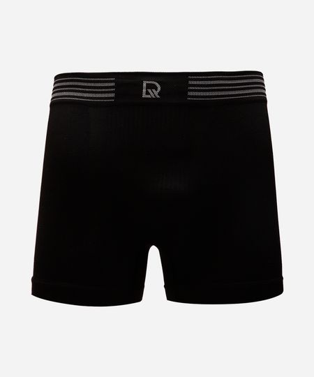 cueca masculina boxer de poliamida delrio preta G