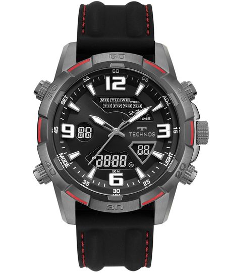 relógio masculino technos w23305ac2a multifunção preto UNICO relógio masculino technos w23305ac2a multifunção preto UNICO