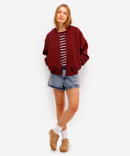 short feminino jeans cintura média - jeans medio dirty 40 short feminino jeans cintura média - jeans medio dirty 40