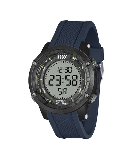 relógio masculino x watch xmppd714bxdx digital preto UNICO