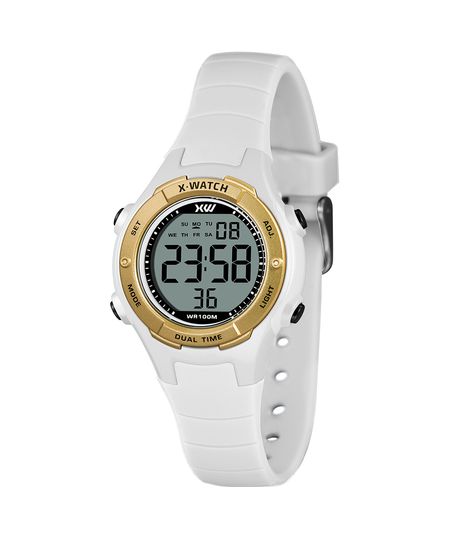 relógio masculino x watch xkppd116bxbx digital branco UNICO
