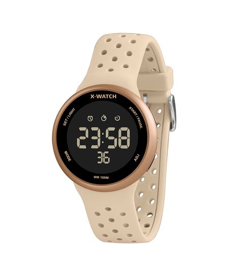 relógio feminino x-watch xfppd061wpxrx digital rosê UNICO relógio feminino x-watch xfppd061wpxrx digital rosê UNICO