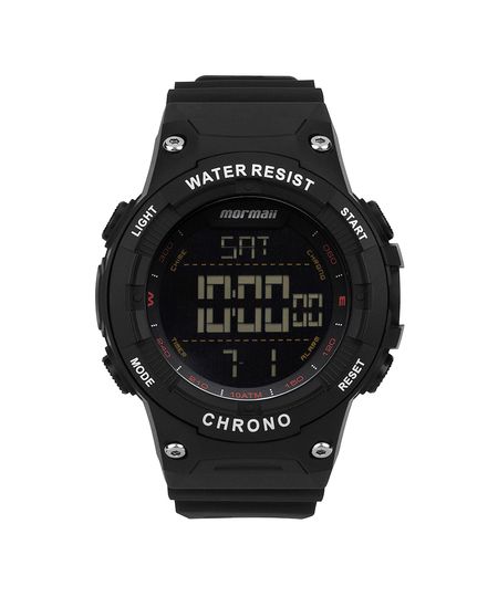 relógio masculino mormaii mo117008p digital preto UNICO relógio masculino mormaii mo117008p digital preto UNICO