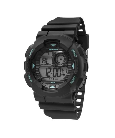 relógio masculino mormaii mo34158a digital preto UNICO