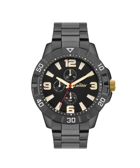 relógio masculino condor co6p27ab4p analógico preto UNICO