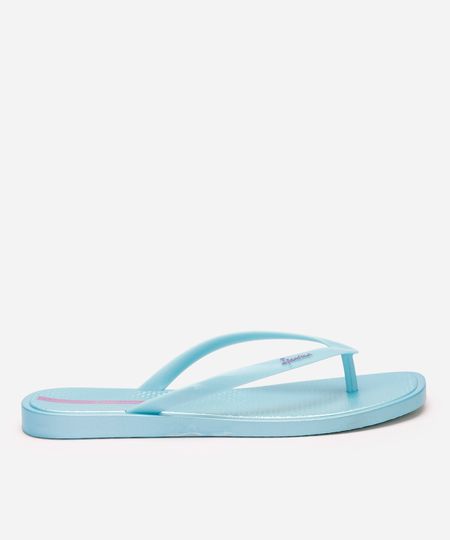 chinelo ipanema slim cintilante azul 36