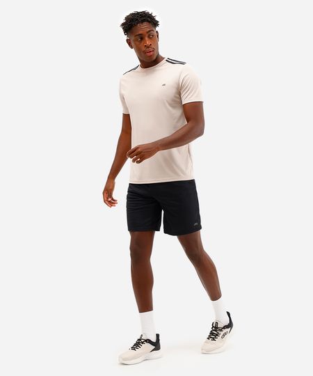bermuda masculina esportiva ace texturizada - preto P bermuda masculina esportiva ace texturizada - preto P