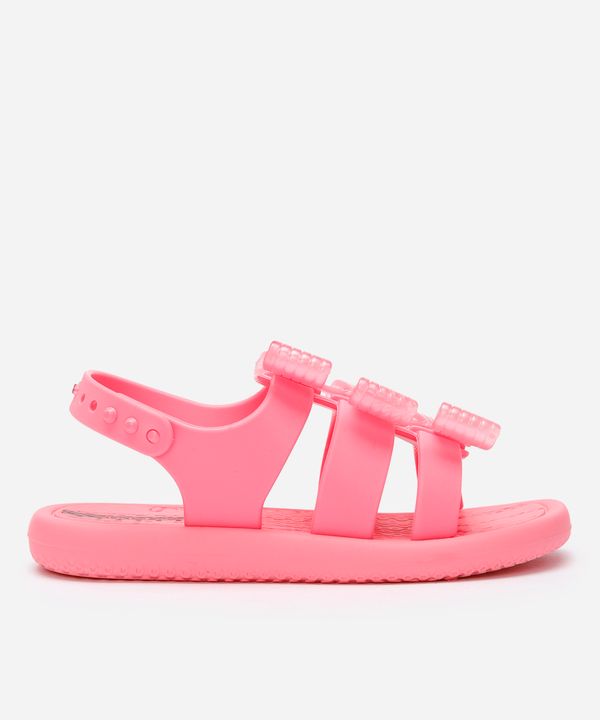 sandália infantil laços ipanema baby rosa 17-18