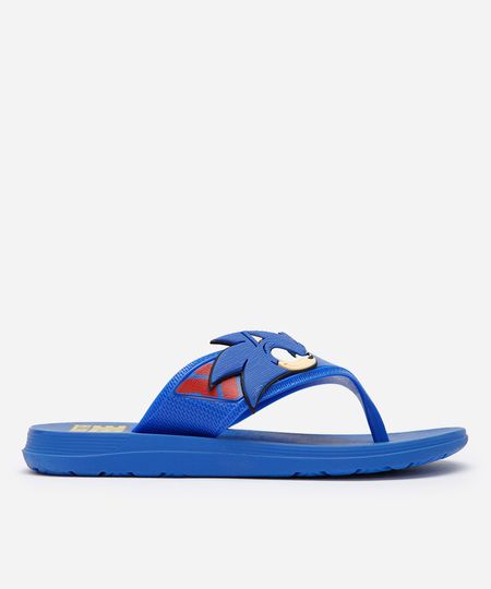 chinelo infantil sonic grendene azul 23-24