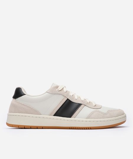 tênis casual masculino com recortes oneself off white 38