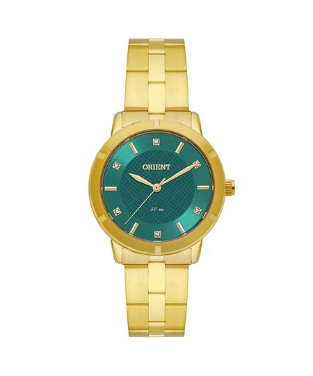 relógio feminino orient eternal fgss0234e1kx analógico dourado UNICO