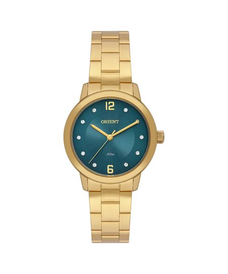 relógio feminino orient eternal fgss0226e2kx analógico dourado UNICO