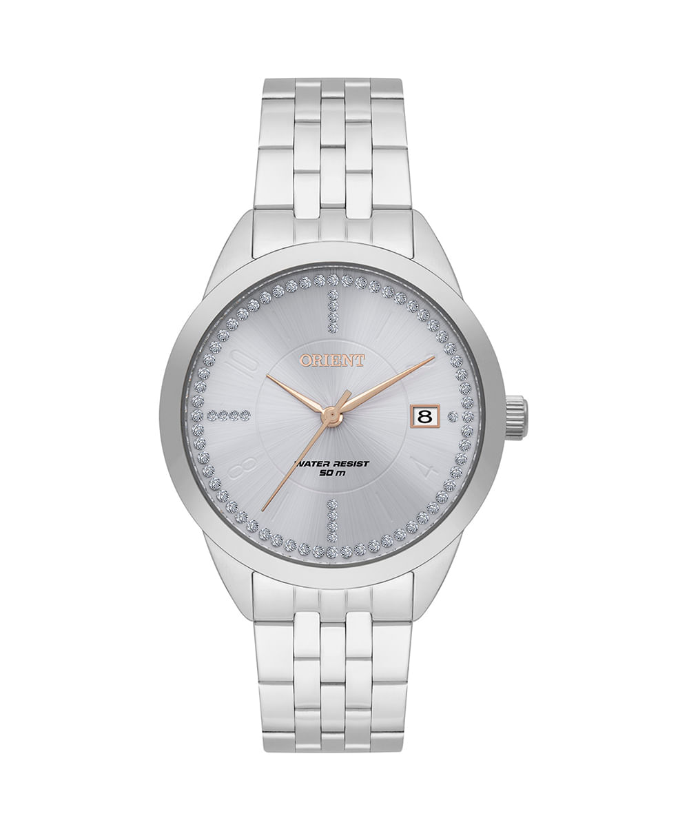 relógio orient eternal feminino fbss1200 s2sx prateado