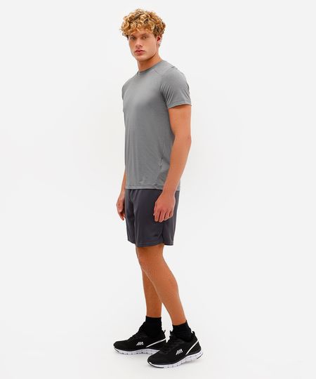 bermuda masculina esportiva ace texturizada cinza G