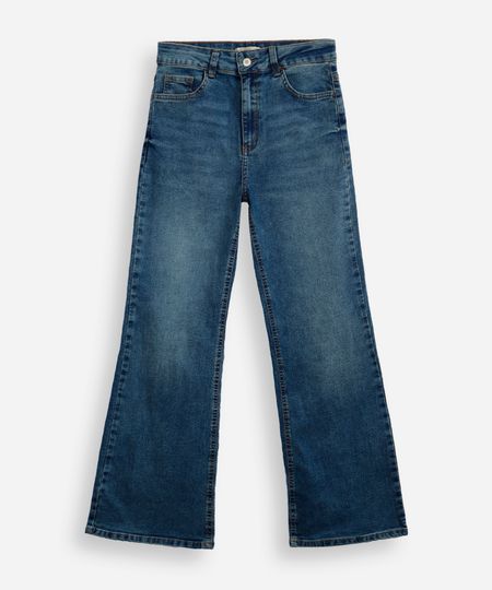 calça flare juvenil jeans azul 10 calça flare juvenil jeans azul 10