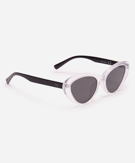 óculos de sol gatinho transparente UNICO