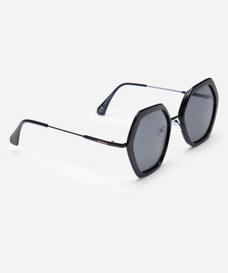 óculos de sol geométrico triton preto UNICO