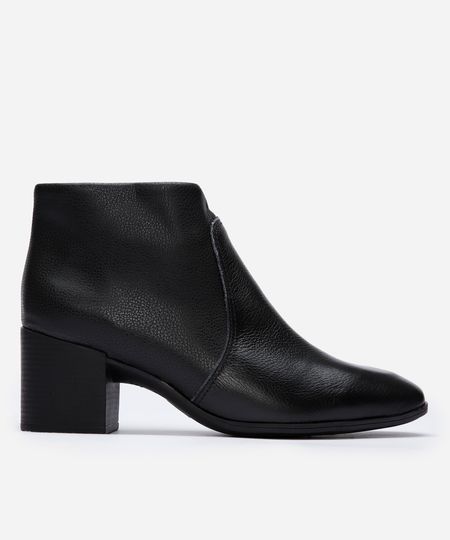 bota cano baixo feminina salto grosso bottero preta 37 bota cano baixo feminina salto grosso bottero preta 37