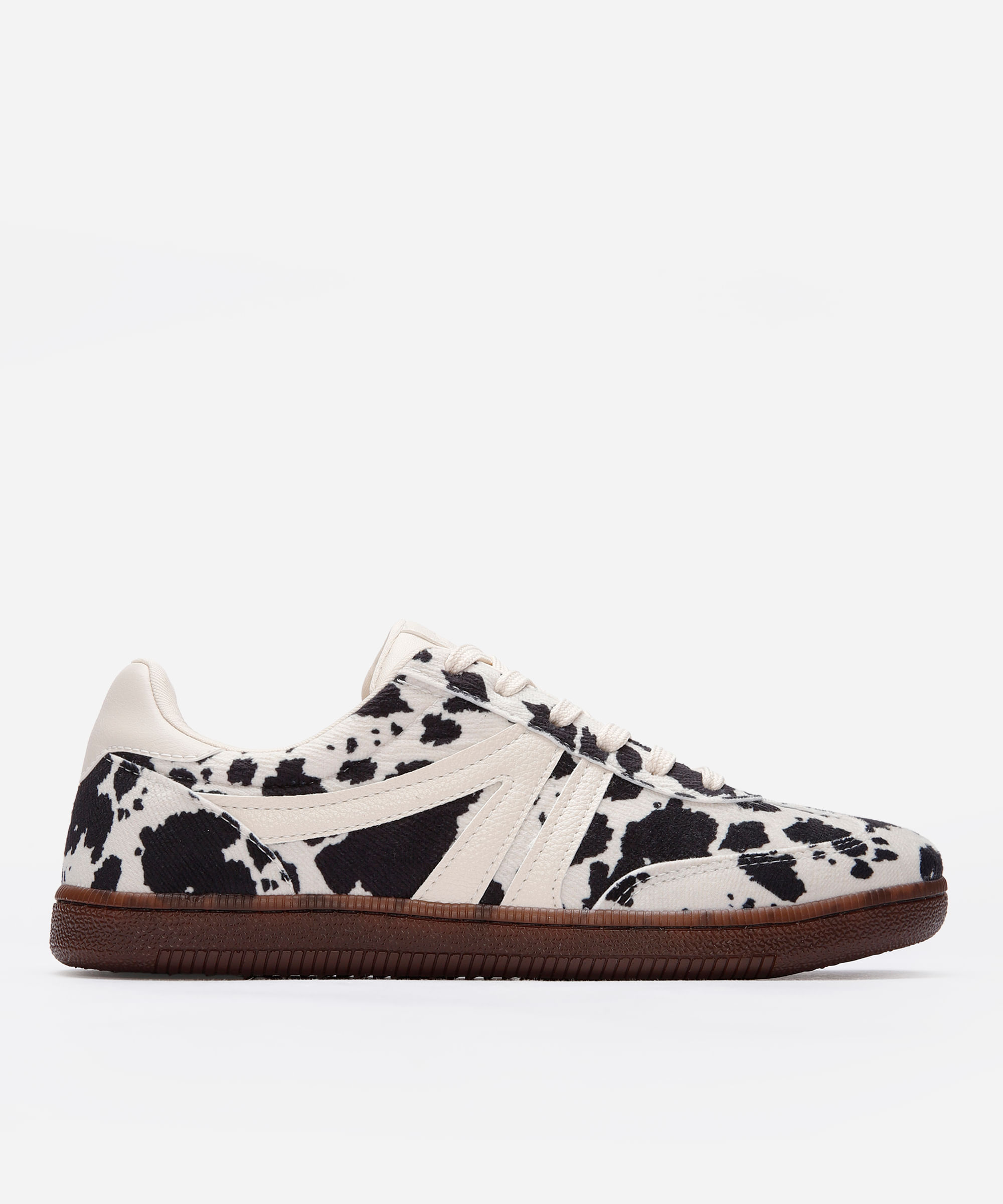 tênis bossa com recortes animal print ace off white tênis bossa com recortes animal print ace off white