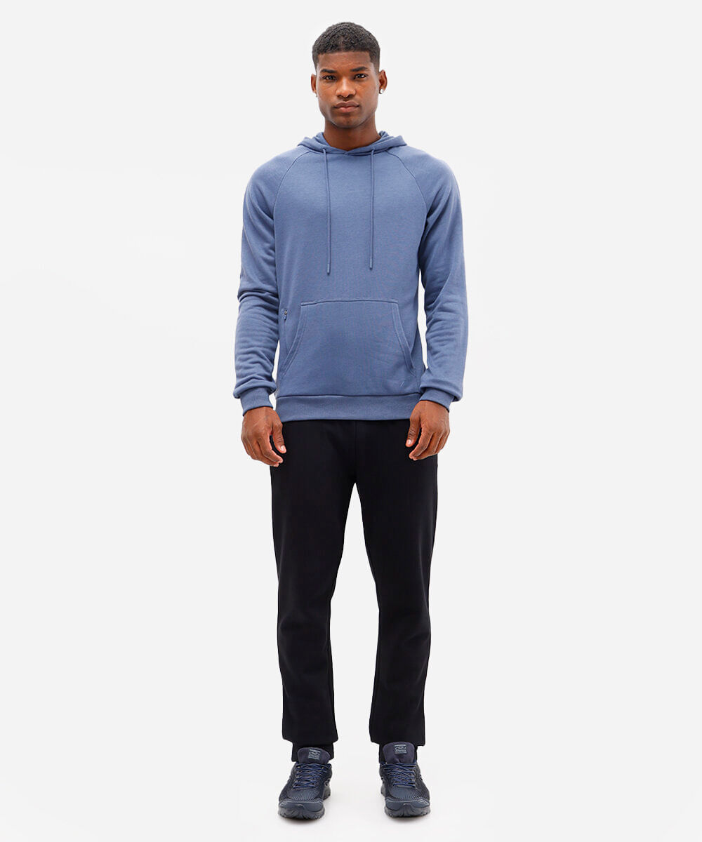 calça masculina esportiva de moletom preta