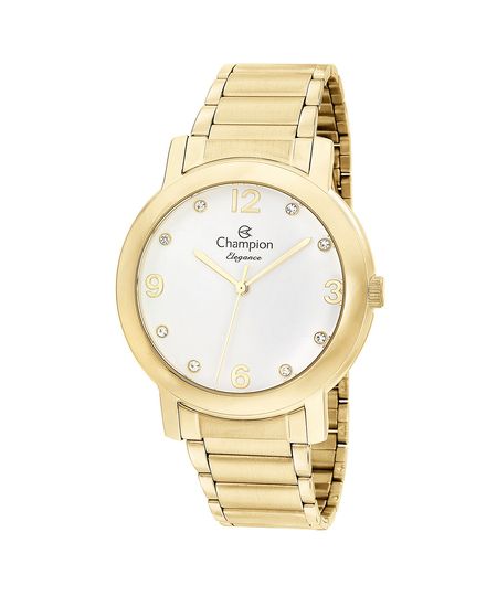 relógio feminino champion cn25654w analógico dourado UNICO relógio feminino champion cn25654w analógico dourado UNICO