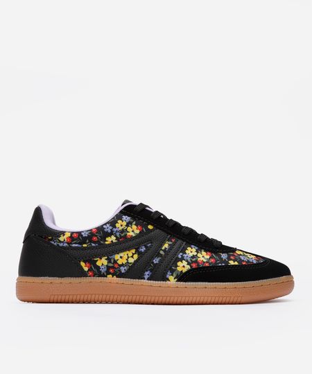tênis casual com recortes bicolor ace colorido 34