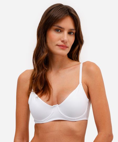 sutiã meia taça sem bojo off white 44 sutiã meia taça sem bojo off white 44