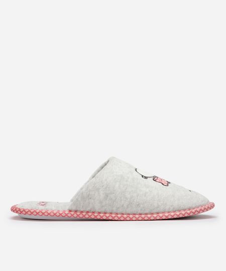 pantufa feminina snoopy com antiderrapante cinza 34-35 pantufa feminina snoopy com antiderrapante cinza 34-35